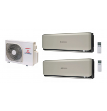 Мульти сплит-система Mitsubishi Heavy Industries SCM45ZS-W+ SRK25ZS-WT*2шт