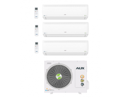 Мульти сплит-система AUX AM3-H27/4DR1B+ AMWM-H09\4R2(J)*3шт