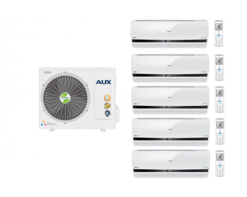 Мульти сплит-система AUX AM5-H42/4DR1B compact+ AMWM-H07\4R1(v2) *5шт