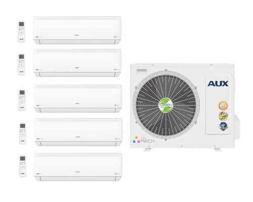 Мульти сплит-система AUX AM5-H42/4DR1B compact+ AMWM-H07\4R2(J)*5шт