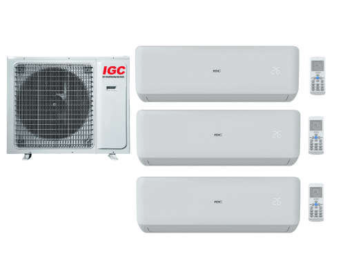 Мульти сплит-система IGC RAM3-X21UNH+ RAK-X07NH*3шт