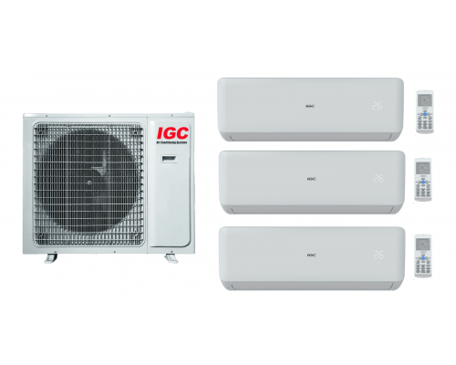 Мульти сплит-система IGC RAM3-X27UNH+ RAK-X09NH*3шт
