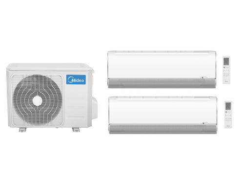 Мульти сплит-система Midea M2OE-18HFN8-Q+ MSFA1-09N8D6-I*2шт