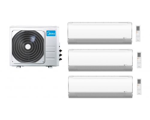 Мульти сплит-система Midea M3OG-21HFN8-Q+ MSFA1-09N8D6-I*3шт