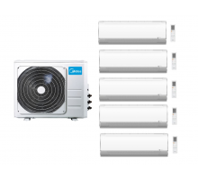 Мульти сплит-система Midea M5OE-42HFN8-Q+ MSFA1-09N8D6-I*5шт