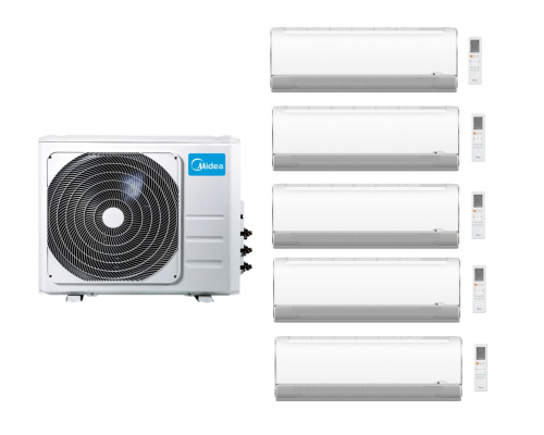 Мульти сплит-система Midea M5OE-42HFN8-Q+ MSFA1-09N8D6-I*5шт