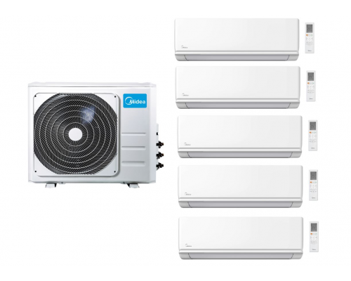 Мульти сплит-система Midea M5OD-42HFN8-Q+ MMAG2-09N8D0-I*5шт